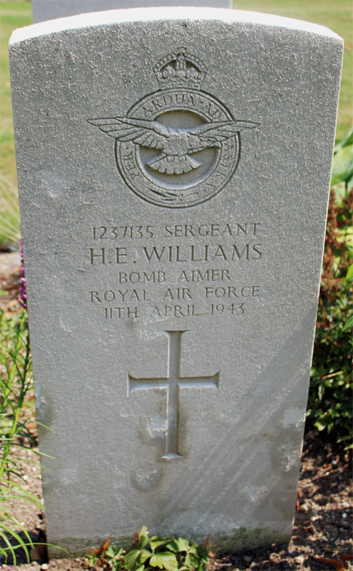 Sgt Harold Edward Williams<br/><br /><br />died April 11th, 1943